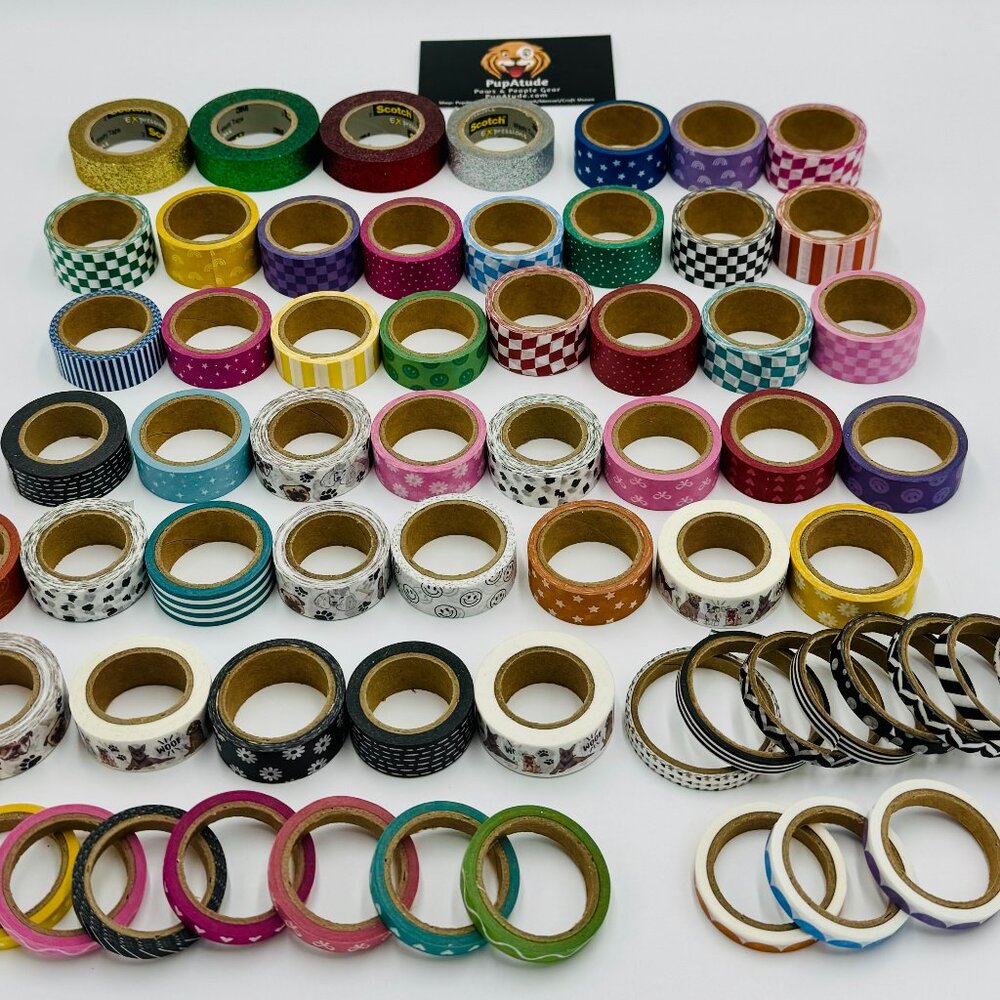 72 Pieces Mixed Images Washi Tape - Bundle -
